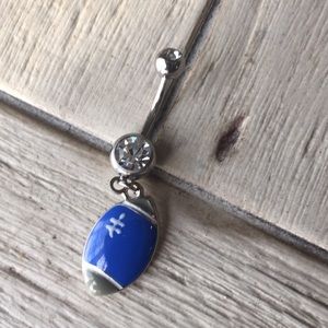 Football belly ring